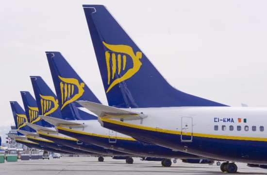 Ryanair: 3 νέες πτήσεις και αύξηση πτήσεων προς ελληνικά νησιά